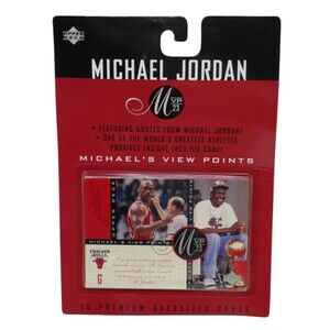 Upper Deck 1997 Michael Jordan View Points  10 Card Set Jumbo  SEALED